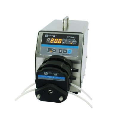 Lead Fluid Dual Channel Peristaltic Pump Large Torque Peristaltic Pump Bt100s-1 With Yz15 Heads Flow:1700ml Per Min